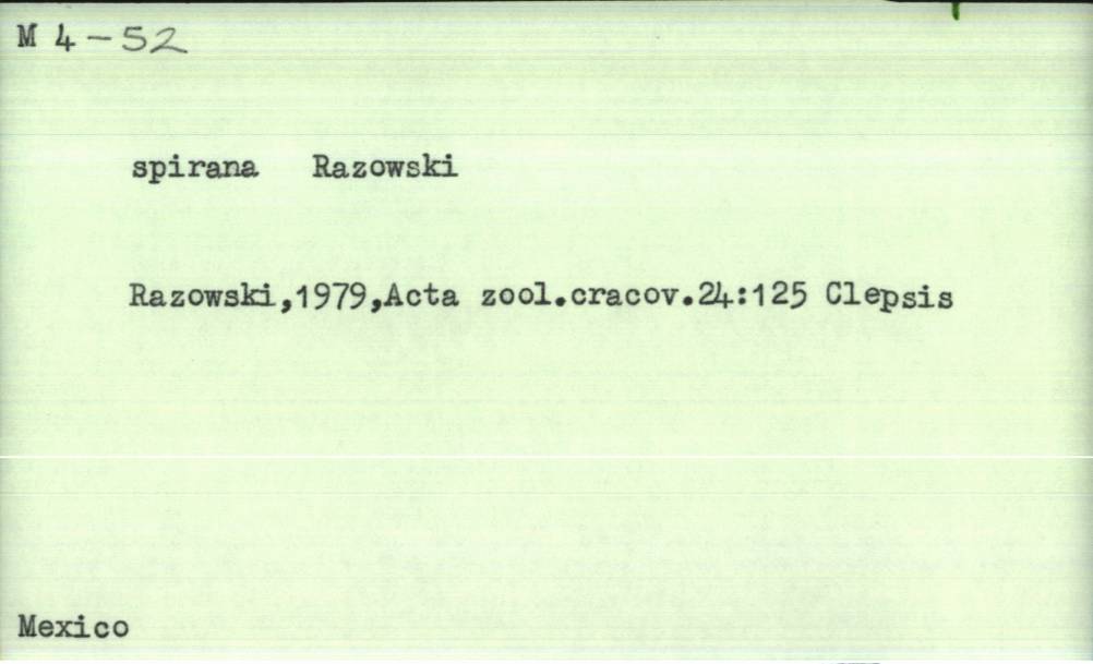 front of card